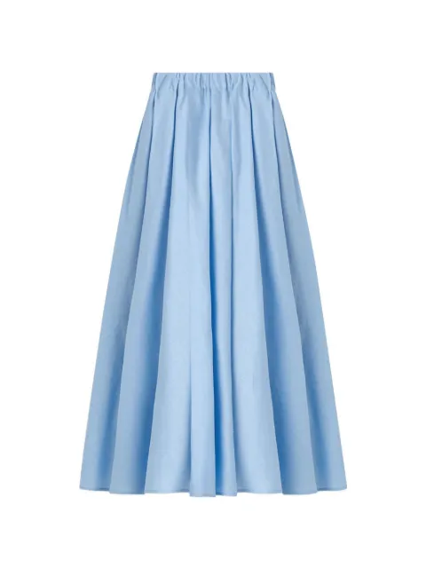 Scanlan Theodore gathered pleated maxi skirt Blue H5210936L