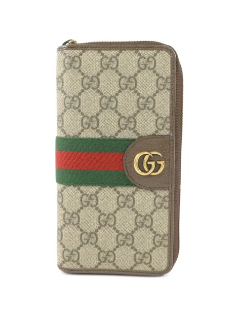 Gucci Pre-Owned GG logo wallet Neutrals 838619