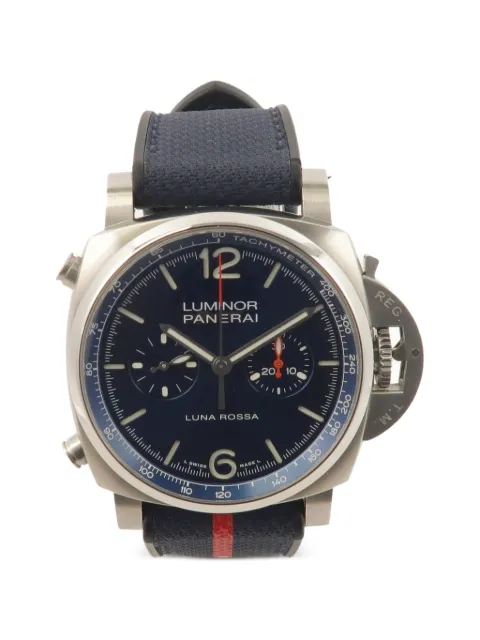 Panerai 2022 Luminor Chrono Luna Rossa 44mm watch Blue PAM013032022