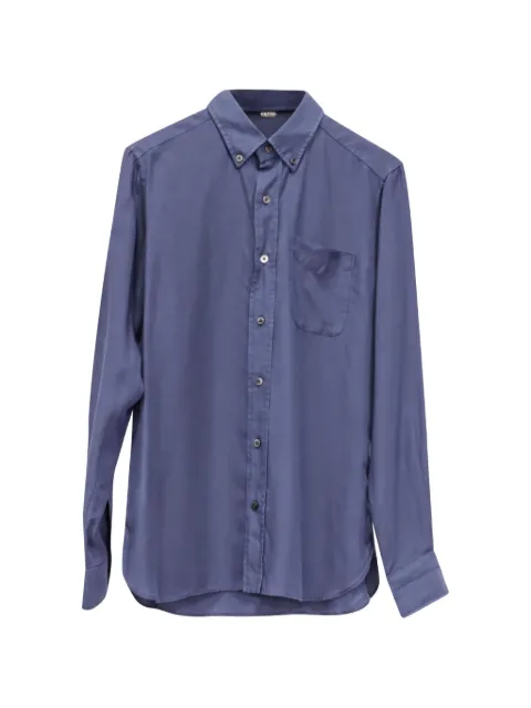 Tom Ford Vintage button-down collar chest pocket shirt Blue RFCPUUSCL743511M