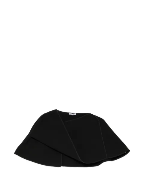 Maticevski Vailed cape Black TO5598