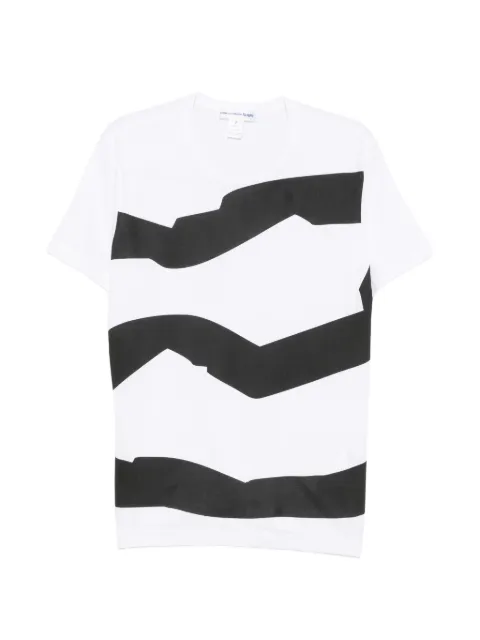 Comme Des Garçons Shirt graphic-print cotton T-shirt White FQT024