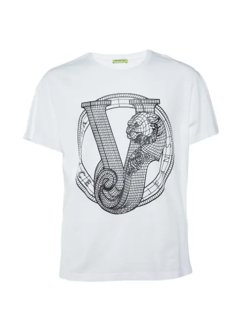 Versace Jeans Couture logo-print T-shirt White 1073707