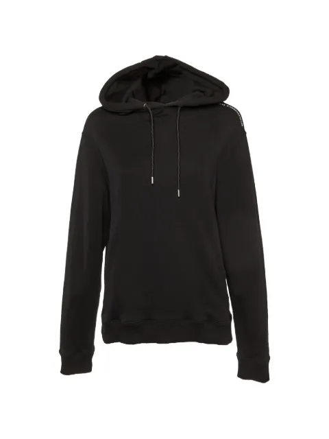Paco Rabanne Pre-Owned cotton long-sleeve hoodie Black 1139804