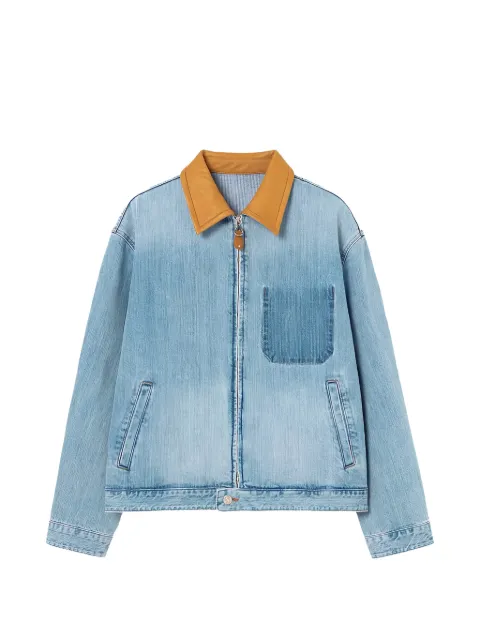 SOLID HOMME zip-up denim jacket Blue S261JP71212L