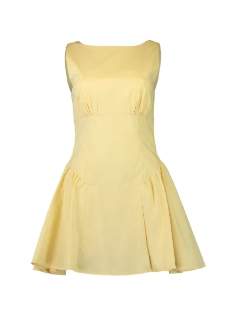 STAUD Gwen sleeveless mini dress Yellow R26P2265PO
