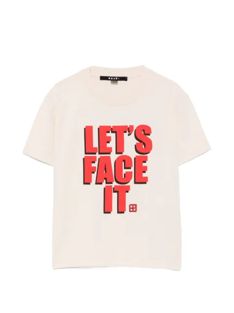Ksubi Lets Face It graphic-print T-shirt Neutrals WSP26TE005