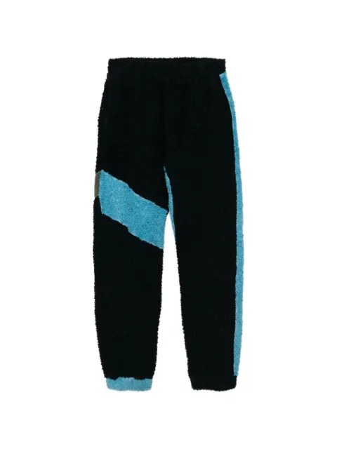 Stain Shade panelled fleece track pants Black 30551