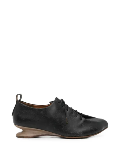 DOYS sculptural-heel lace-up shoes Black OS01L