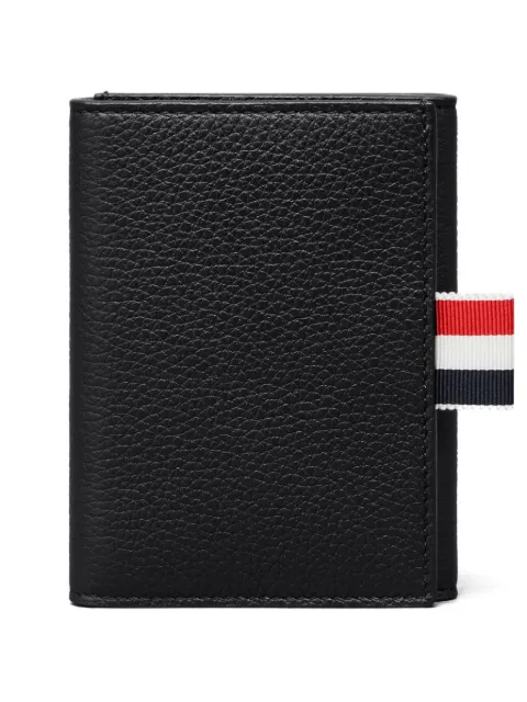 Thom Browne soft pebble grain trifold wallet Black UAW098AL0105