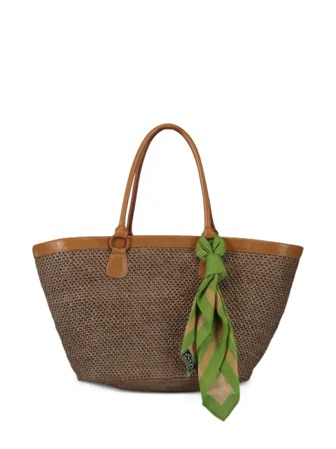Nick Fouquet Mer Vert tote bag Brown A2602GREEN