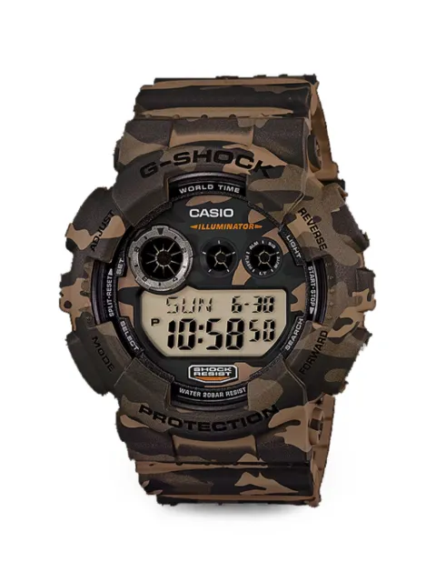 Casio G-Shock camouflage 51.2mm watch Brown GD120CM5