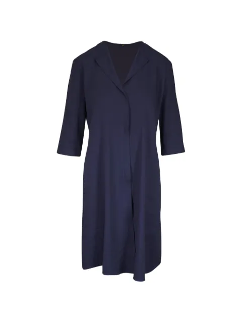 Peter Cohen collared midi dress Blue 2741STL