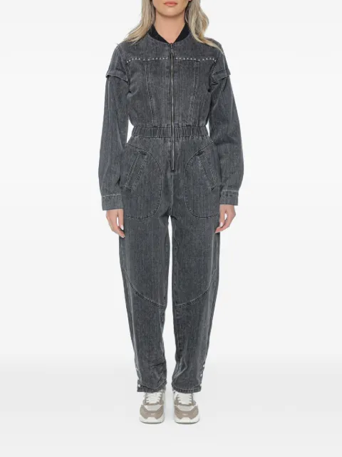 One Teaspoon Callie stud-embellished jumpsuit Black 27344