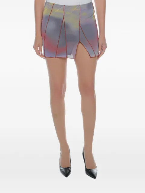 Ksubi Refract Euphoria mini skirt Purple WFA23SK006