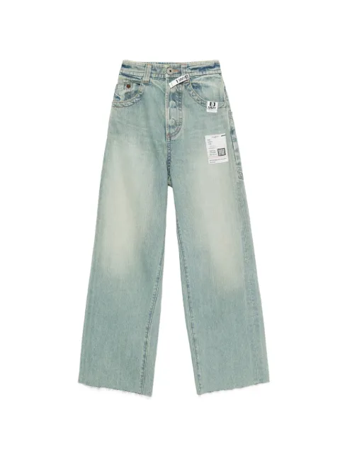 Maison MIHARA YASUHIRO logo-patch straight-leg jeans Blue K16PT313