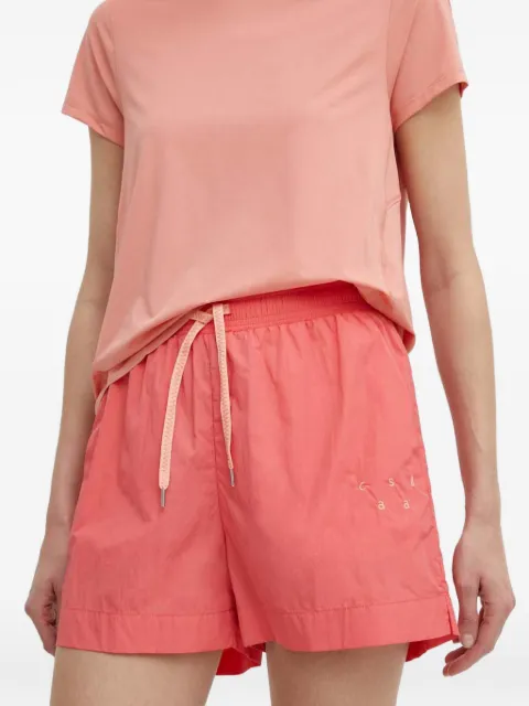 Casall drawstring logo-print shorts Pink 24140