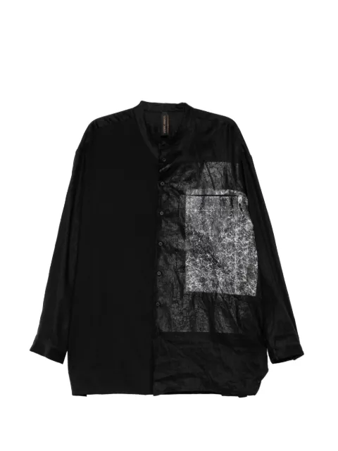Giovanni Cavagna hand-painted shirt Black UCA0711BK