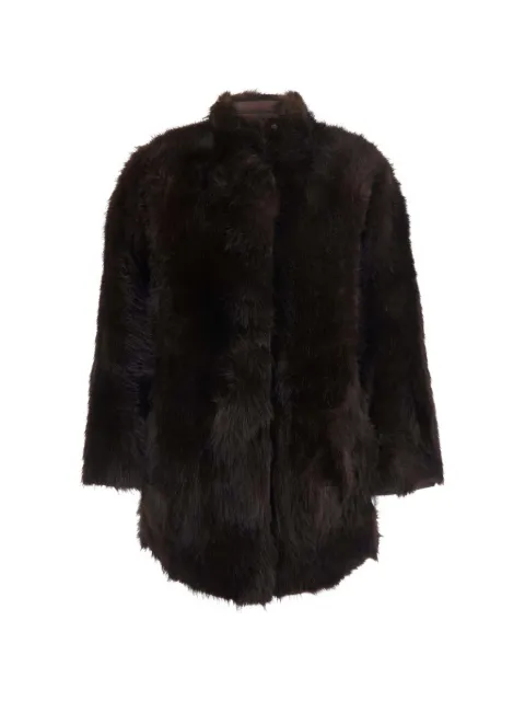Urbancode reversible faux-fur coat Brown BJ20427