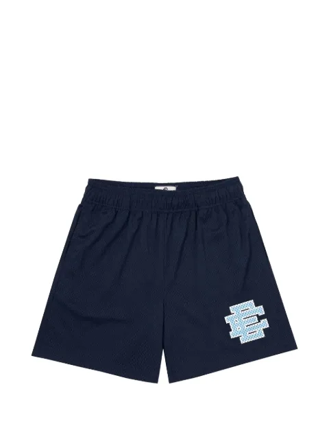 ERIC EMANUEL EE Basic logo-print shorts Blue EE866