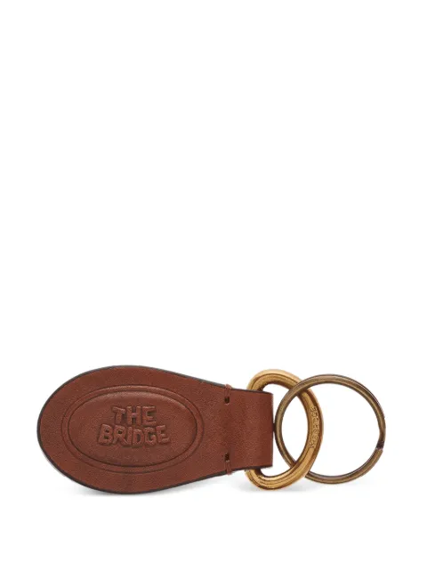 The Bridge logo-embossed leather keyring Brown 09210801