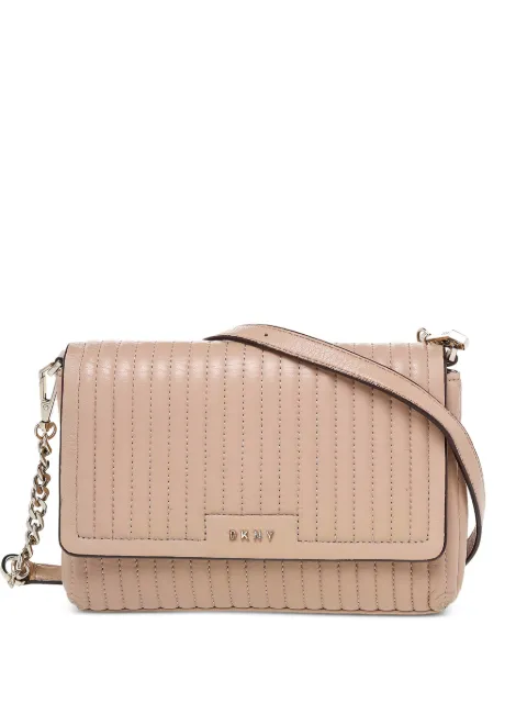 DKNY Vintage Gansevoort leather crossbody bag Neutrals 480677