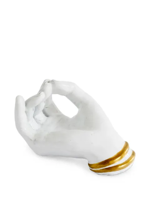 Astier De Villatte Golden Bracelets incense holder White ENCSRN1D
