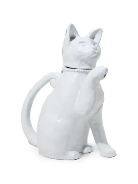 Astier De Villatte Cat-shaped teapot White THRSTK3