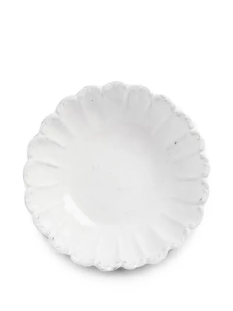 Astier De Villatte Pepito scalloped soup plate White ASCPPT1