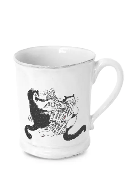Astier De Villatte Grace 'Blanket's Reading' mug White TSSGRC03