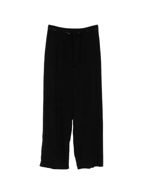 Giovanni Cavagna drawstring track pants Black UP0934