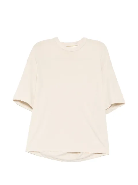 System convertible halter-neck T-shirt Neutrals SY2G3TTOT09W