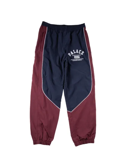 Palace colour-block logo-print track pants Blue P0151