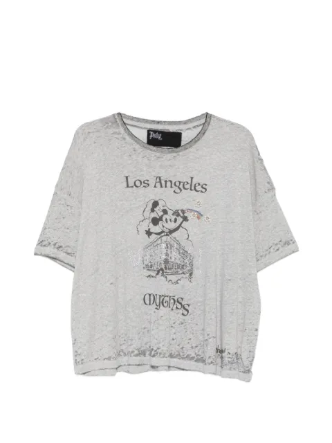 Paly Mythss graphic-print embellished T-shirt Grey 2U002Q1010