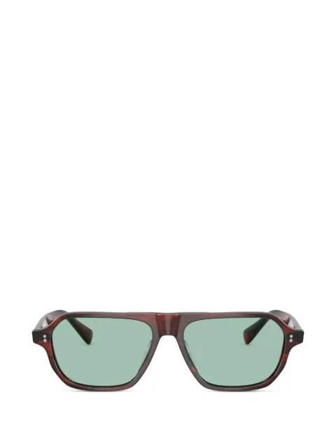 Oliver Peoples Remment geometric-frame sunglasses Brown OV5616U