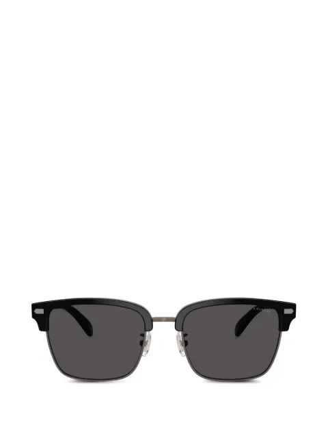 Coach Rivet Retro browline-frame sunglasses Black HC8412