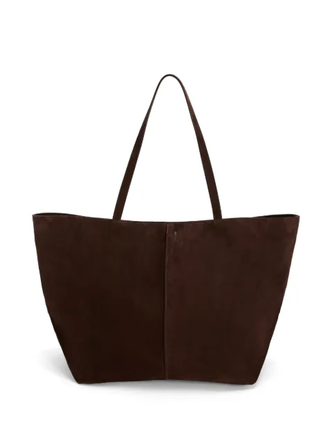Jil Sander Linea piped suede tote bag Brown J07WC0044P9316
