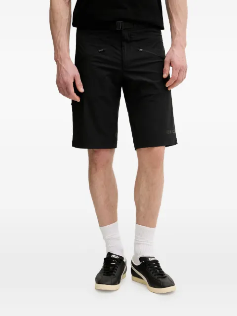 BOGNER FIRE+ICE Carter belted logo-print shorts Black 14469385