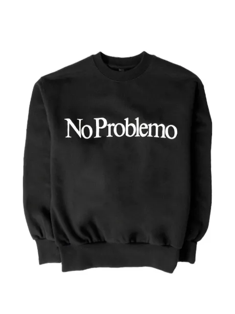 NO PROBLEMO logo-print sweatshirt Black NP2000205