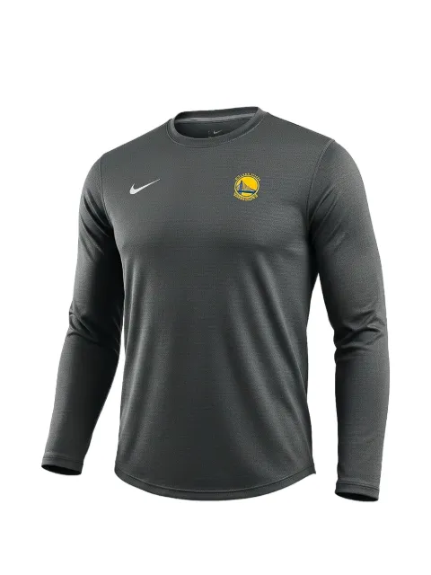 Nike NBA Golden State Warriors Moder crew long sleeve T-shirt Grey M43565