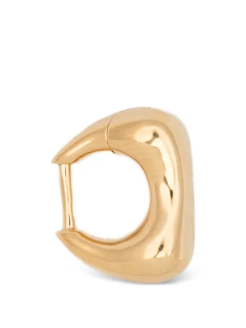 Maria Black Satchel Huggie earrings Gold 101150