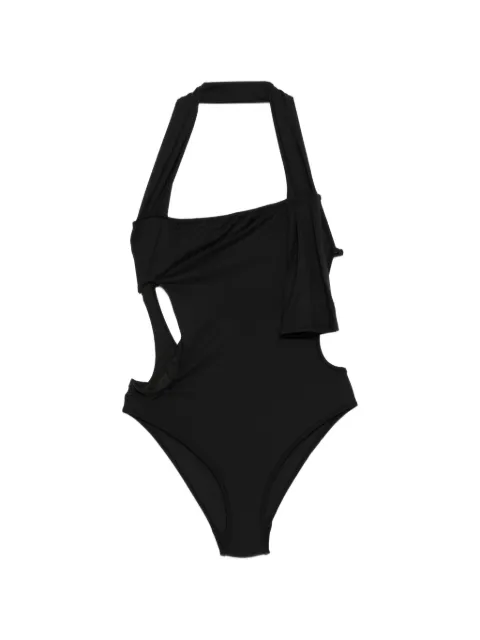 Open YY cut-out halterneck swimsuit Black YY262SW002
