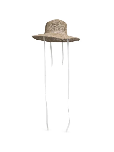 Scha Canotier Big woven hat Neutrals 2004SS26NATURAL