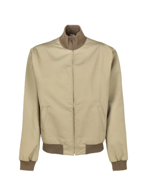 Vintage zip-up bomber jacket Neutrals WCV130128