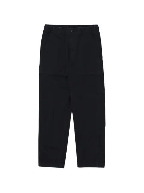 Fortela Fatigue herringbone-cotton trousers Blue NEWFATIGUE0003TBLU
