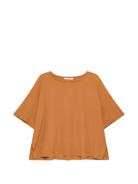 MALIPARMI fluid crepe T-shirt Brown JM44005067270004
