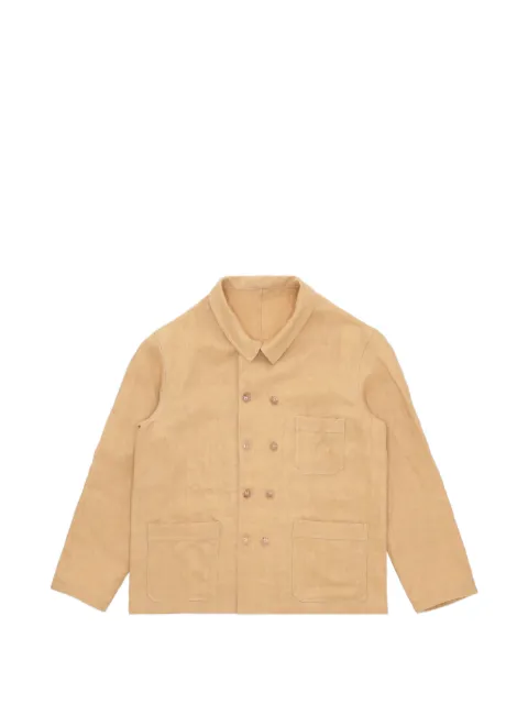 Fortela Garçon double-breasted overshirt Neutrals GARCONMA679CAM
