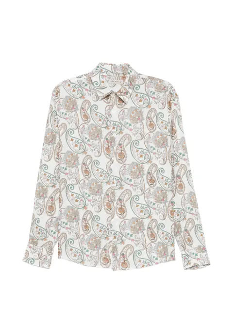 PENINSULA SWIMWEAR paisley-print long-sleeve shirt Neutrals P26SSH001CB01