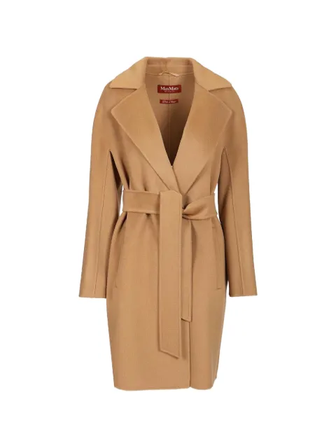 Max Mara belted single-breasted coat Neutrals 2616011021600