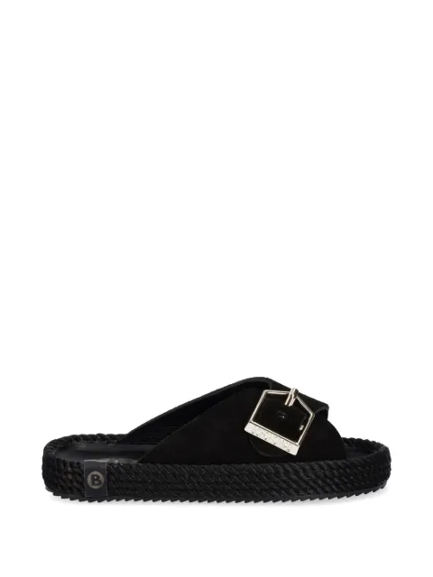 BOHONOMAD buckle-detail rope-trim espadrilles Black CAS20